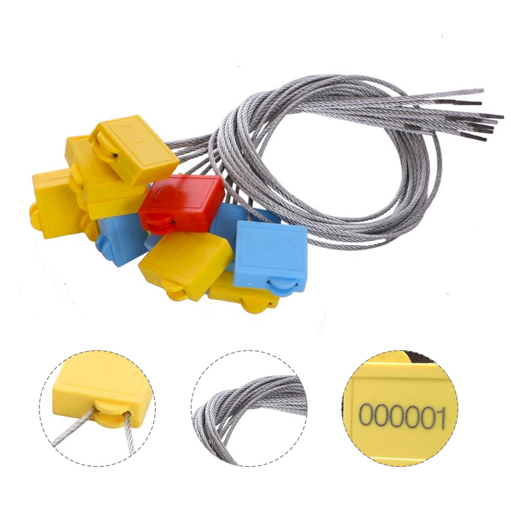 Double lock wire seal Double lock wire seal