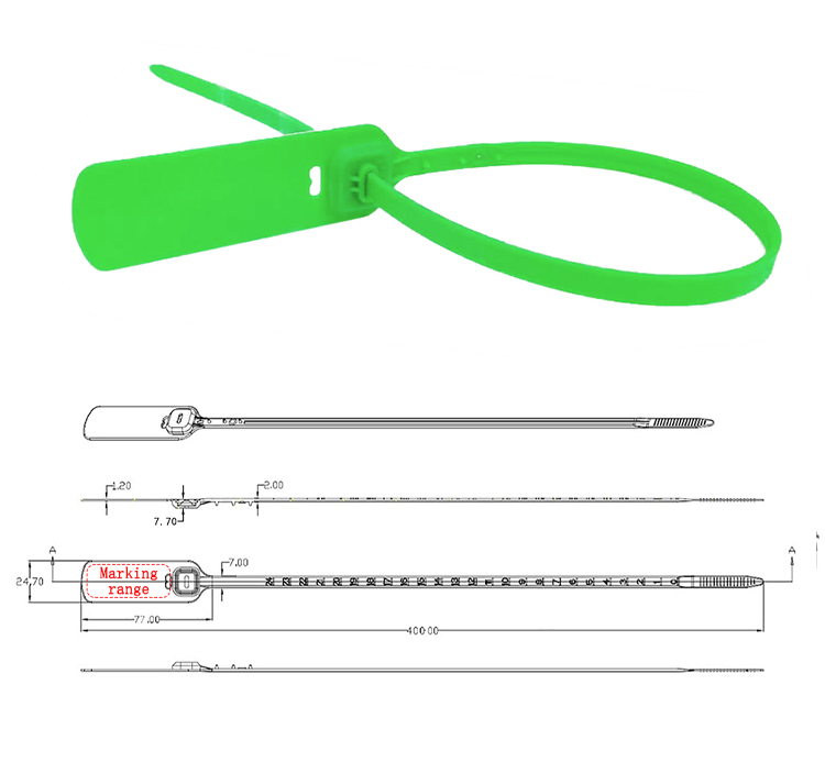 Sceau de sécurité en plastique coloré polyvalent Multi Purpose Colorful Plastic Security Seal