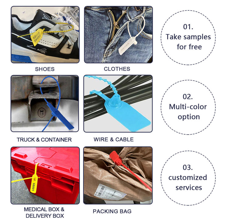 Plastic Tamper Evident Seals Plastic Tamper Evident Seals