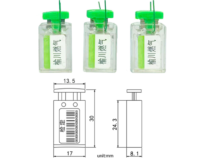 Selos do medidor com impressão de código de barras Meter Seals With Barcode Printing