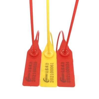 Sello de plástico desechable de alta seguridad