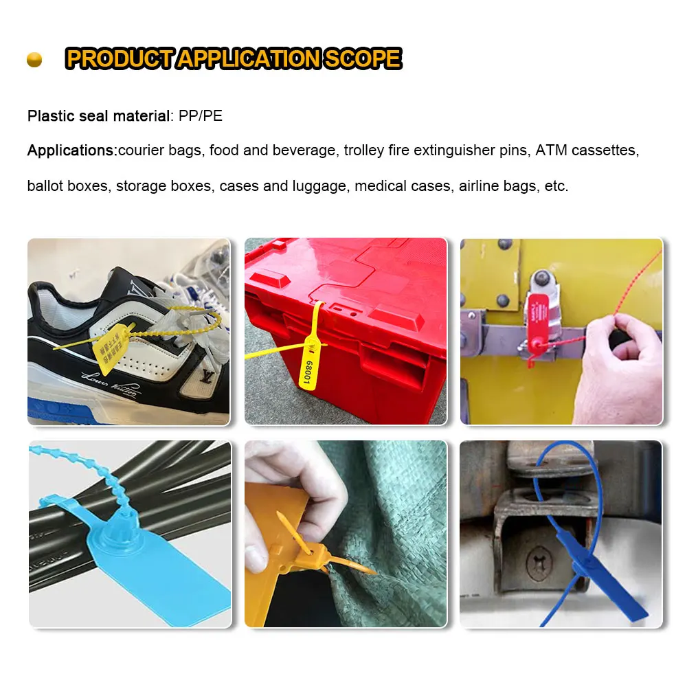 L025 ختم بلاستيكي عالي الأمان L025 ختم بلاستيكي عالي الأمان