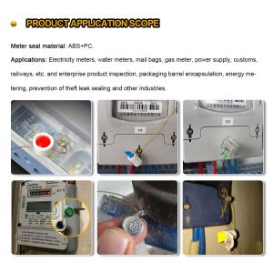 Sigillo per contatori elettrici rotativi in policarbonato